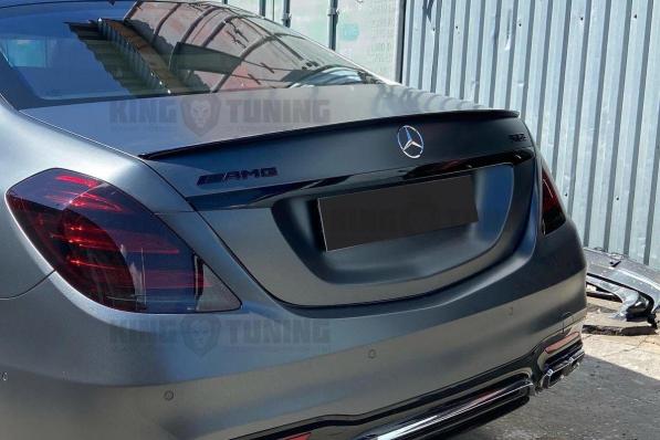 Спойлер + козырек Mercedes w222 (под покраску)