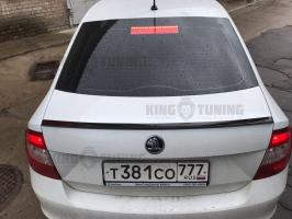 Спойлер + козырек Skoda Rapid (под покраску)