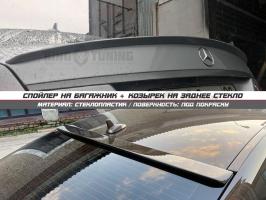 Спойлер + козырек Mercedes w218 (под покраску)