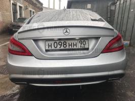 Спойлер + козырек Mercedes w218 (под покраску)