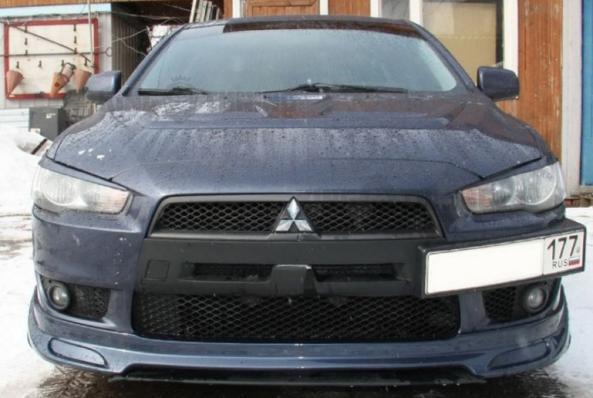 Ноздри в бампер EVO style для Лансер 10 2007-2011