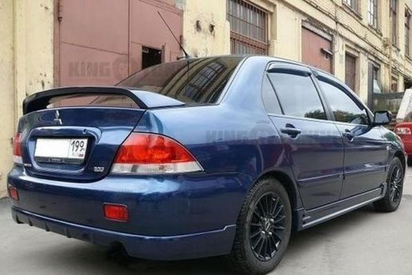 Накладка на задний бампер EGR style для Лансер 9 (Рестайлинг)