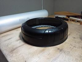 Бокс запасного колеса Mitsubishi Pajero 4 2006-2014 R17 R18