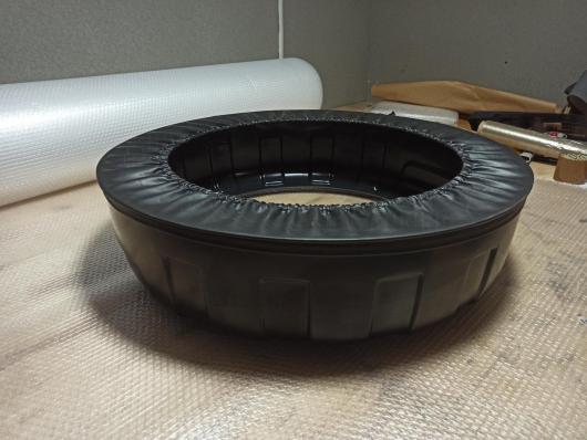 Бокс запасного колеса Mitsubishi Pajero 4 2006-2014 R17 R18