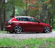 Спойлер DuckTail для Mazda 3 хэтчбек (стеклопластик)