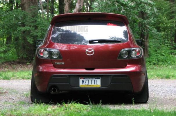 Спойлер DuckTail для Mazda 3 хэтчбек (стеклопластик)