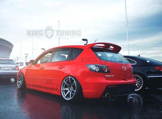 Спойлер MazdaSpeed для Mazda 3 (стеклопластик)