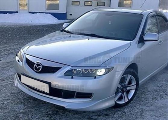 Накладка на передний бампер Sport Line для Mazda 6 gg