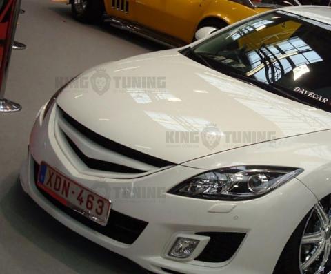 Решётка Mazda 6 GH 07-12 (в сборе) (стеклопластик)