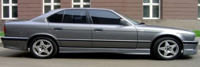 Пороги BMW E34 Rieger