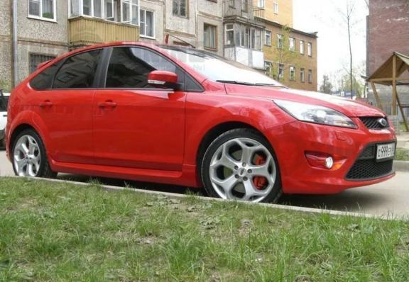 Накладки на пороги на форд фокус 2 хэтчбек