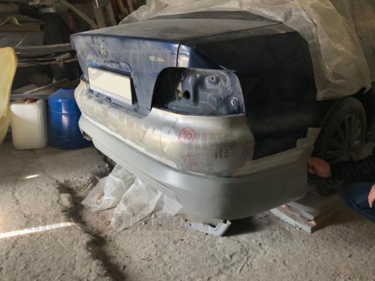 Накладка на задний бампер G-Square для Mitsubishi Galant 8