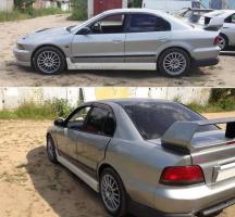 Пороги VR-4 Super для Mitsubishi Galant 8 (1997-2003)