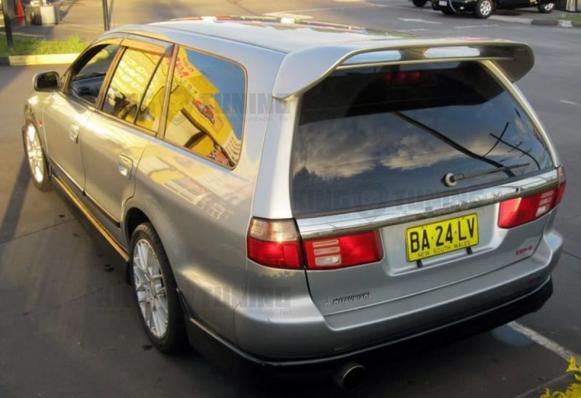 Спойлер VR-4 Super для Mitsubishi Galant 8 (Legnum) 1997-2003