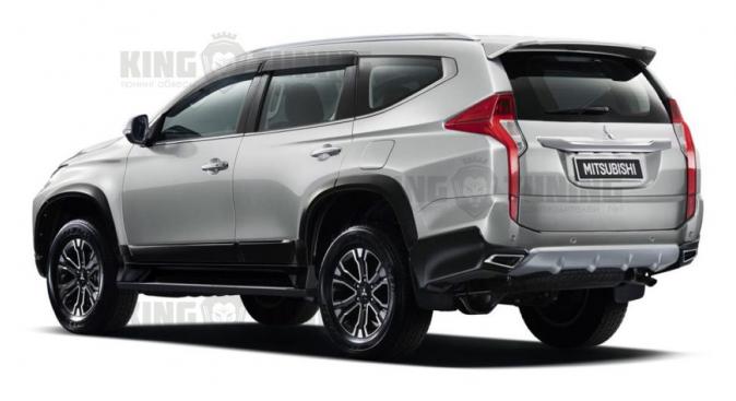 Спойлер для Mitsubishi Pajero Sport 3 (стеклопластик)