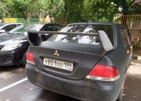 Спойлер EVO для Лансер 9 (стеклопластик)