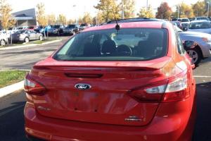 Спойлер для Ford Focus 3 (стеклопластик)