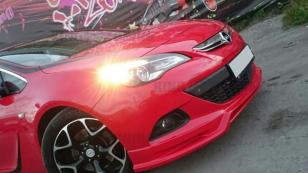 Накладка на передний бампер JMS для Opel Astra J GTC