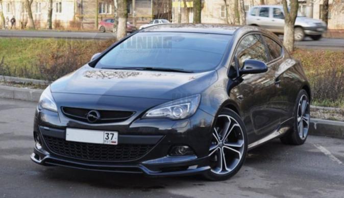 Накладка на передний бампер JMS для Opel Astra J GTC