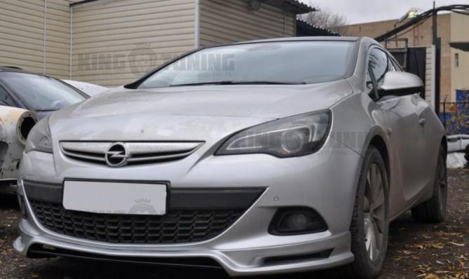 Накладка на передний бампер JMS для Opel Astra J GTC
