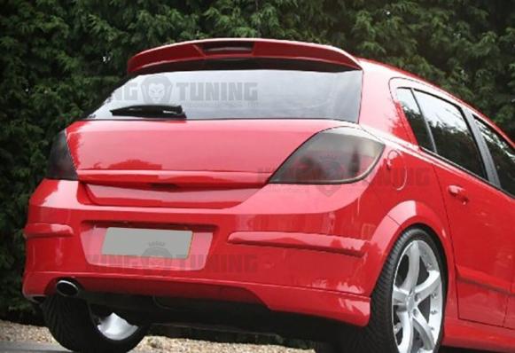 Накладка на задний бампер OPC Line для Opel Astra H 5D