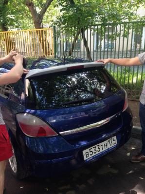 Спойлер для Opel Astra H