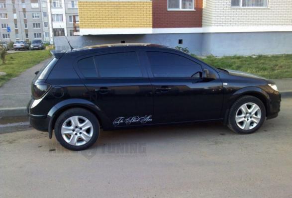 Спойлер для Opel Astra H