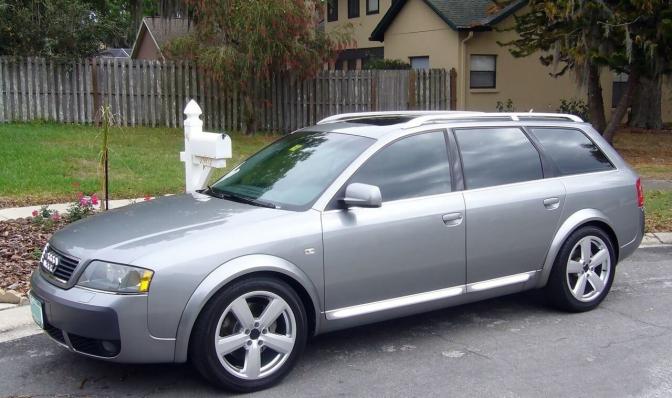 Молдинги Audi A6 C5 RS (текстура) (ABS)