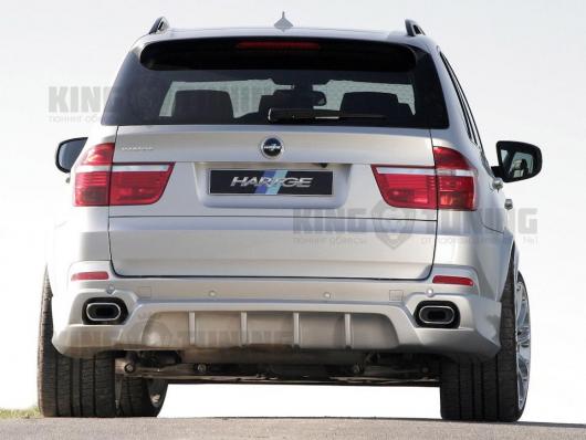 Задний бампер HRT на BMW X5 E70 (дорестайлинг)