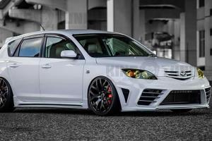 Передний бампер Weber Sport Mazda 3 bk (хэтчбек)