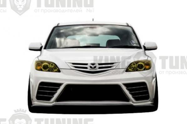 Передний бампер Weber Sport Mazda 3 bk (хэтчбек)
