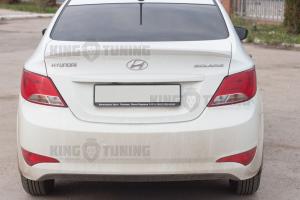 Спойлер широкий Hyundai Solaris седан