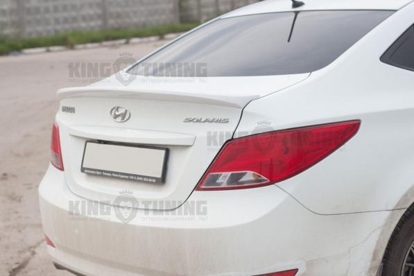 Спойлер широкий Hyundai Solaris седан