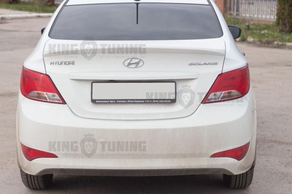 Спойлер широкий Hyundai Solaris седан