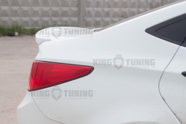 Спойлер широкий Hyundai Solaris седан