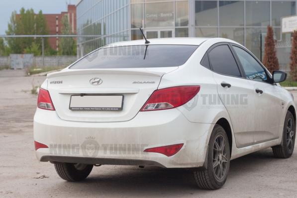 Спойлер широкий Hyundai Solaris седан