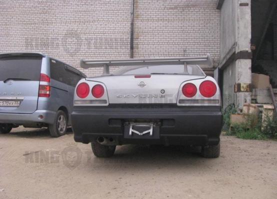Задний бампер седан GTR v 2 Nissan Skyline r34