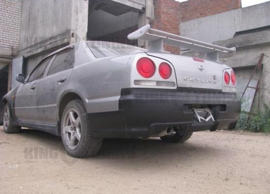 Задний бампер седан GTR v 2 Nissan Skyline r34