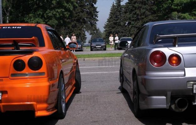 Накладки Nismo Под Задний Бампер R34 Gtr Style седан Ver.2