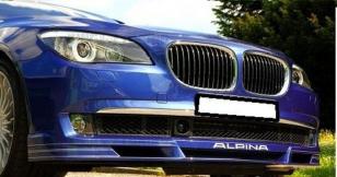 Накладка на передний бампер BMW 7 F01 Alpina