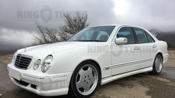 Пороги AMG Mercedes W210 рестайлинг