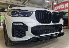 Передняя губа на BMW X5 G05 (под м-пакет)