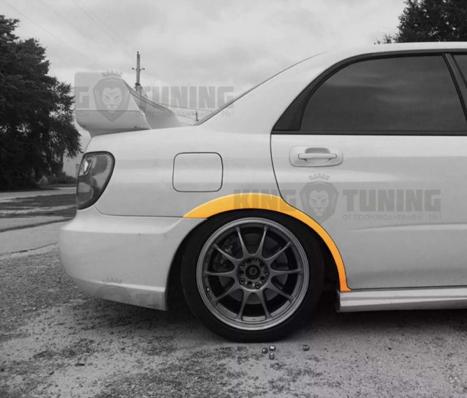 Накладки на задние арки Zero Sport на Subaru Impreza WRX GD 2005-2007