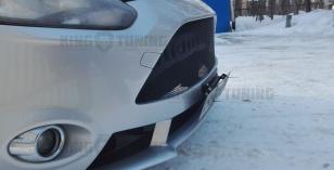 Бампер RS Style для Ford Focus 3 (без металлической сетки)