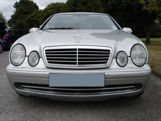 Передний бампер AMG Mercedes W208 рестайлинг 1999-2003