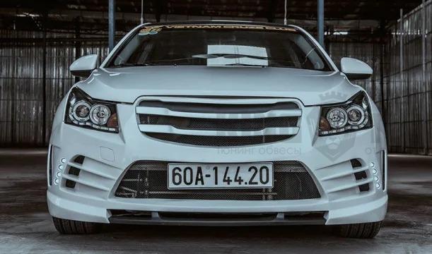 Передний бампер MyRide Interceptor Cruze дорестайлинг 2008-2012