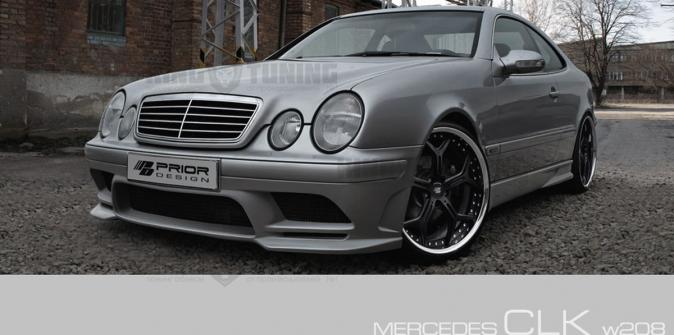 Передний бампер Prior Design Mercedes W208 рестайлинг 1999-2003